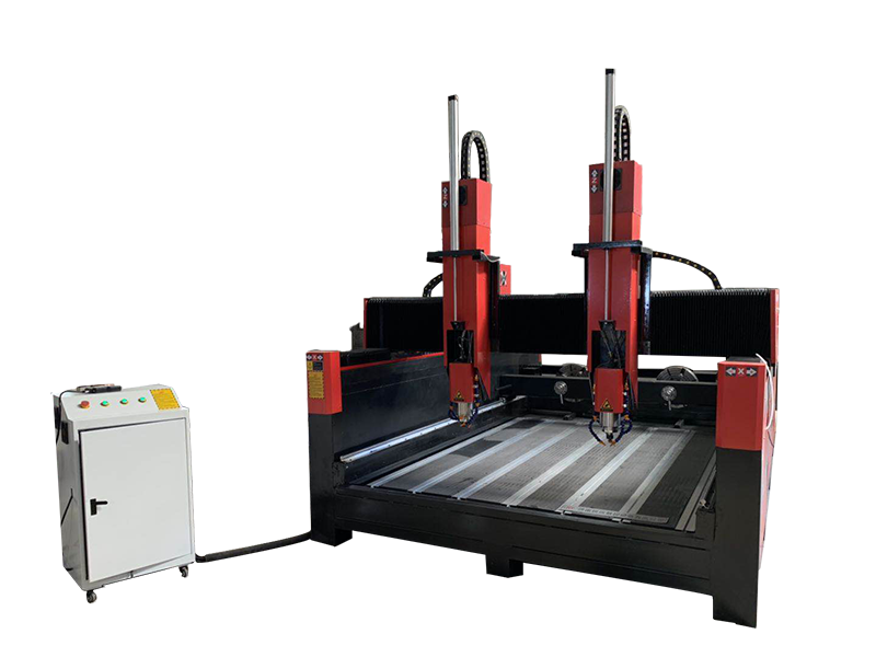 4 Axis CNC Stone/Marble/Granite Carving Machine with double heads