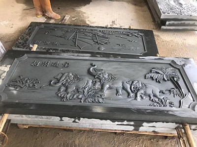 stone marble engraving machine work