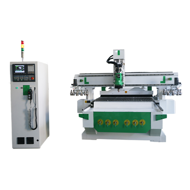 Double Carousel Disc Automatic Tools Change CNC Router Machine For Woodworking 1325