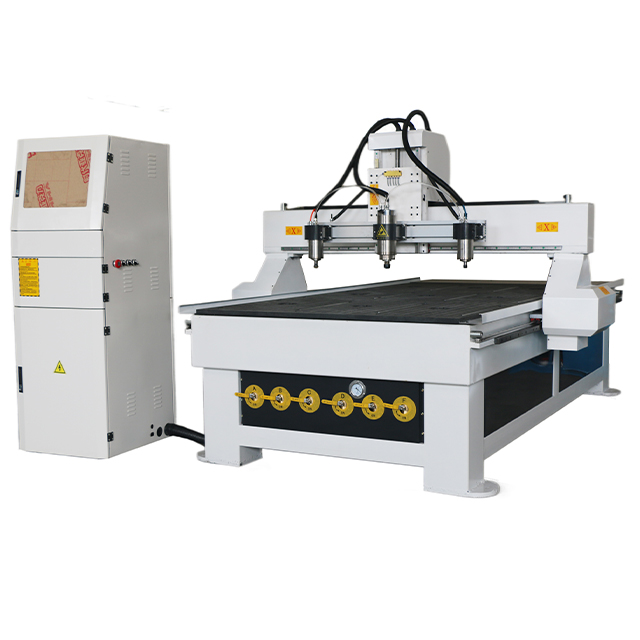 Wood Cnc Router Engraving Machine With Multi Three Spindles 1325