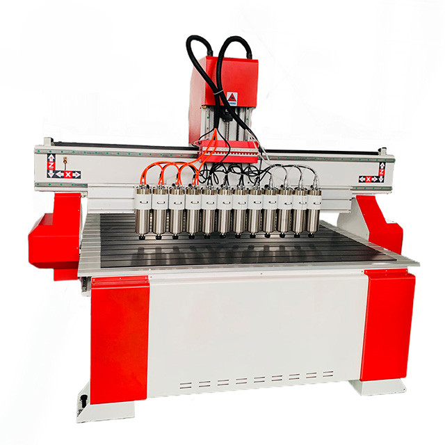 12 Spindles CNC Router 3d Wood Carving Machine for Sculpture and Relief